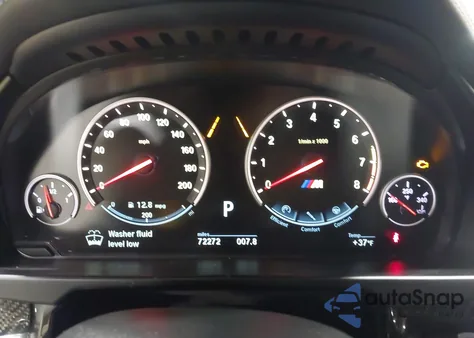 2017 BMW X6 M z USA, uszkodzony, nr VIN 5YMKW8C38H0U72347